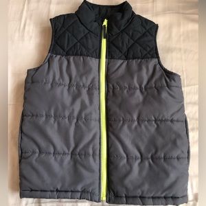 Boys' 5 Puffer Warm Winter Vest Zip-Up Jacket